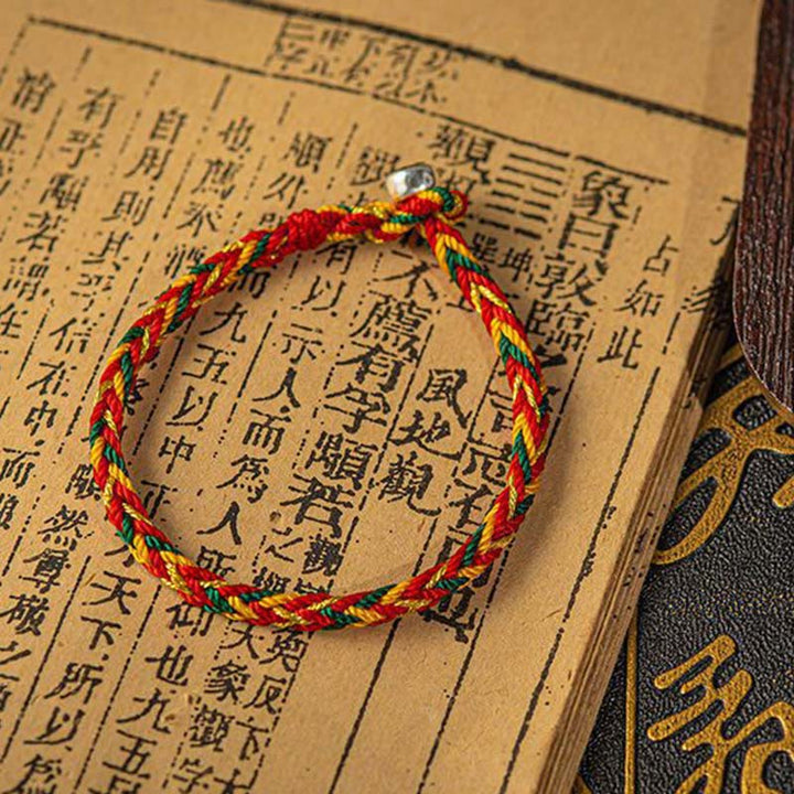 BWOOOH "May you be good fortune and success" Lucky Multicolored Bracelet