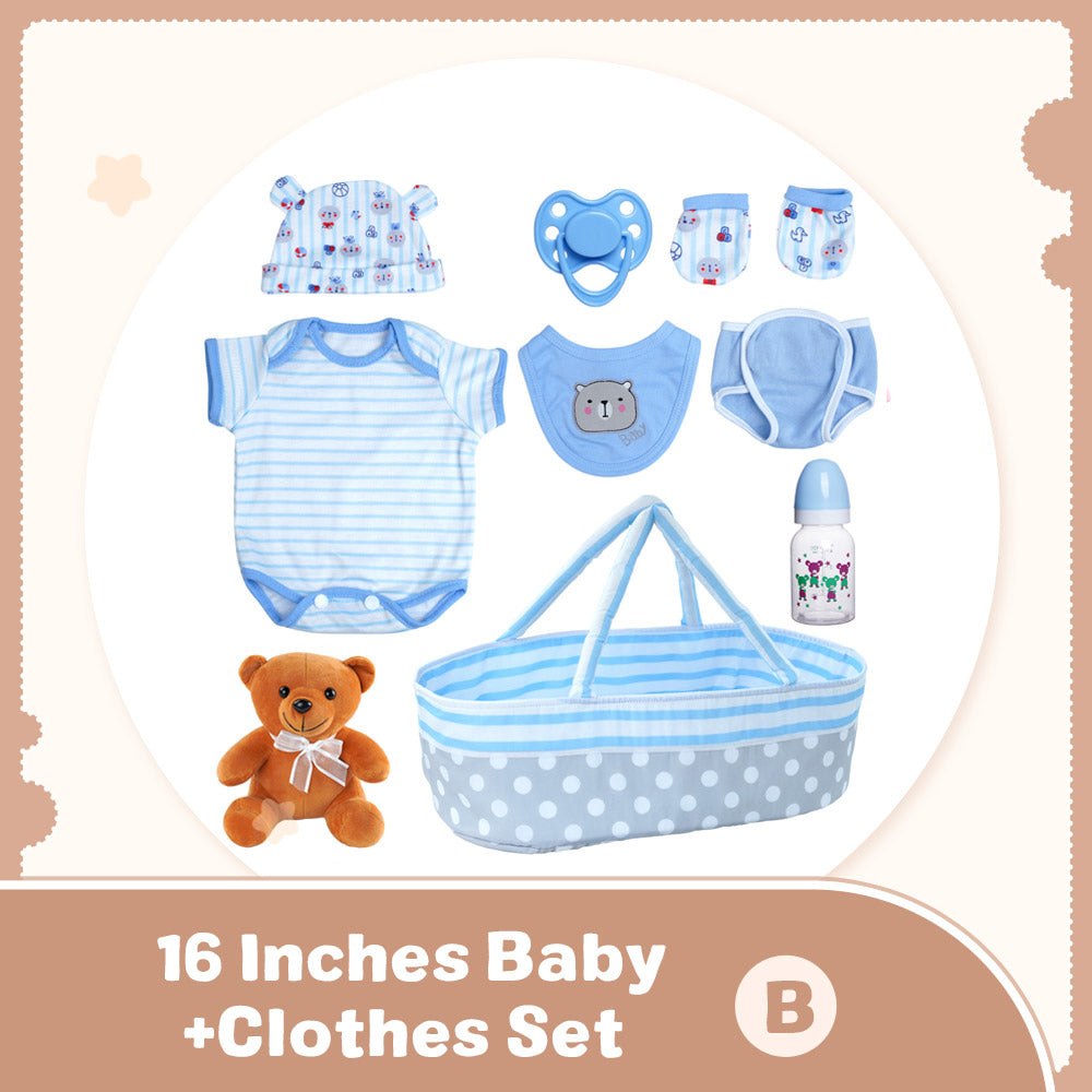 Super Real 12"&16" Full Silicone Black Boy Lionel with Chubby Face and Flexible Limbs