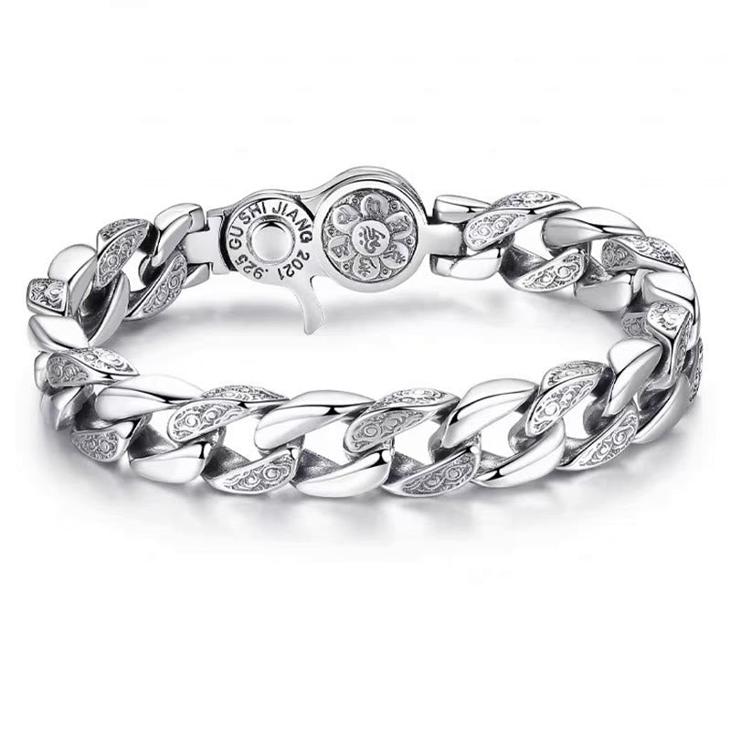 BWOOOH Tibet Om Mani Padme Hum Double Dorje Vajra Creativity Bracelet