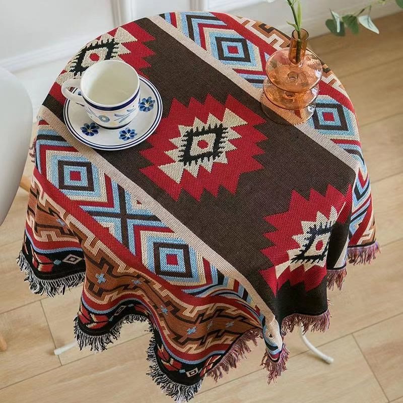BWOOOH Geometric Warm Comfortable Camping Home Office Bed