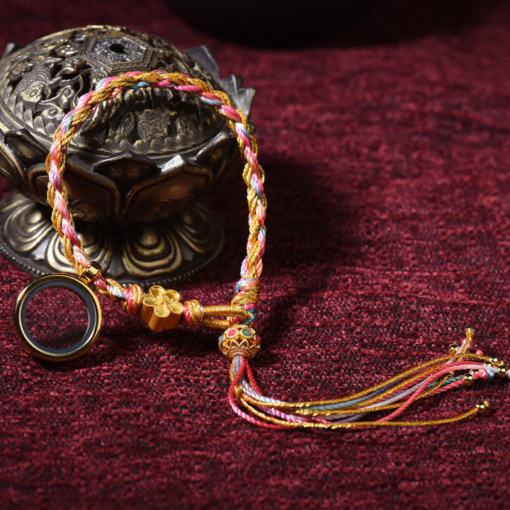 BWOOOH Tibetan Handmade Luck Colorful String Single Double Wrap Braided Bracelet | spiritual healing bracelet