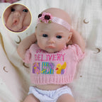 Chloe 12-inch Silicone Realistic Rebirth Doll, Water-safe, with Stretchable Limbs and Soft Touch, a Companion Toy