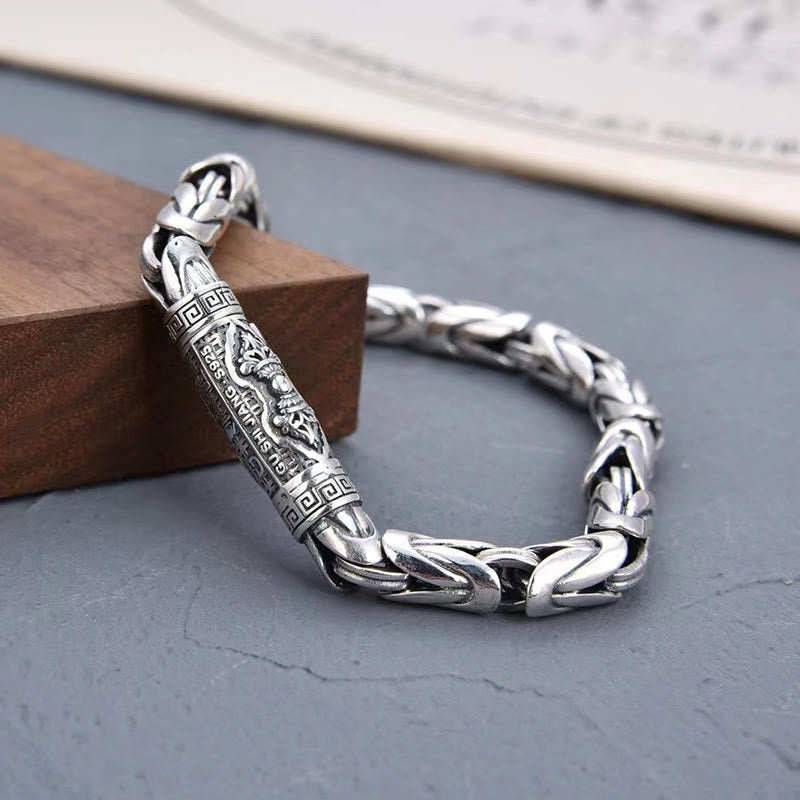 BWOOOH Dorje Vajra Om Mani Padme Hum Peace Love Copper Chain Bracelet