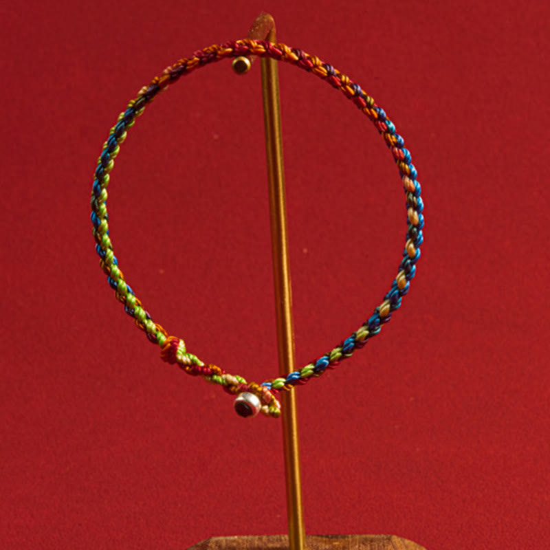 BWOOOH "May you be blessed with peace and safety in all four seasons" Lucky Multicolored Bracelet