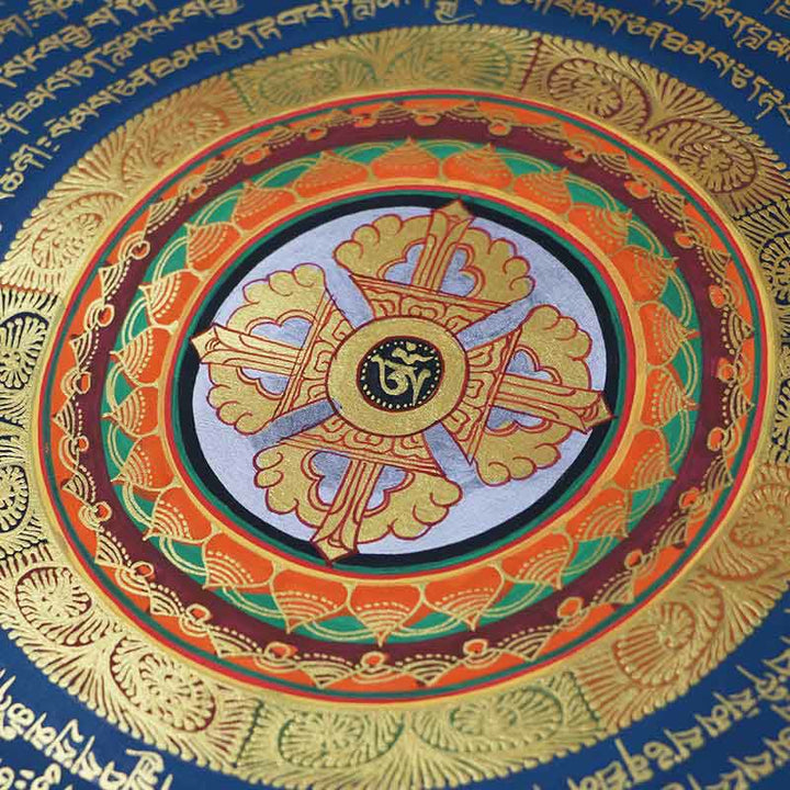 BWOOOH Tibetan Handmade Thangka Painting Spiritual Blessing Blind Box Random Color Pattern | natural stone Tibetan bracelet