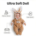 6-inch Realistic Rebirth Doll - Gentle Little Princess Zoe: A heartwarming and comforting doll made entirely of solid silicone and submerged in water.