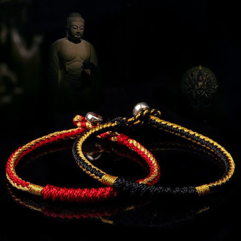 BWOOOH Tibetan Handmade Braid Luck String Protection Bracelet