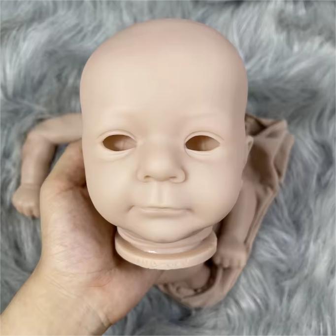 18 Inch Reborn Baby Doll Kit Felicia Vinyl Baby Molds Blank Unpainted Unassembled Kit Handmade DIY