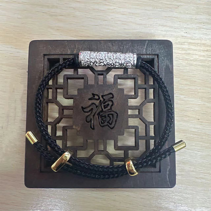BWOOOH Tibet Handmade Tai Sui Rope Protection Strength Braided Bracelet | spiritual healing bracelet