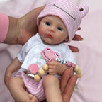 Emma's Dream 12-inch All-Silicone Rebirth Doll - Extendable Limbs Realistic Baby Doll