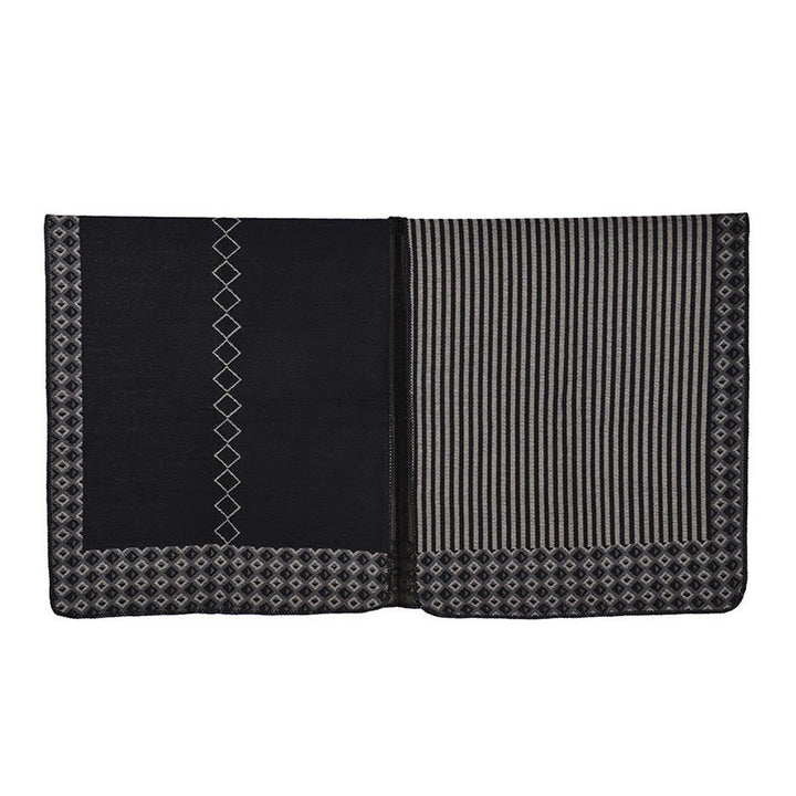 BWOOOH Tibetan Shawl Striped Diamond Pattern Winter Warm 
