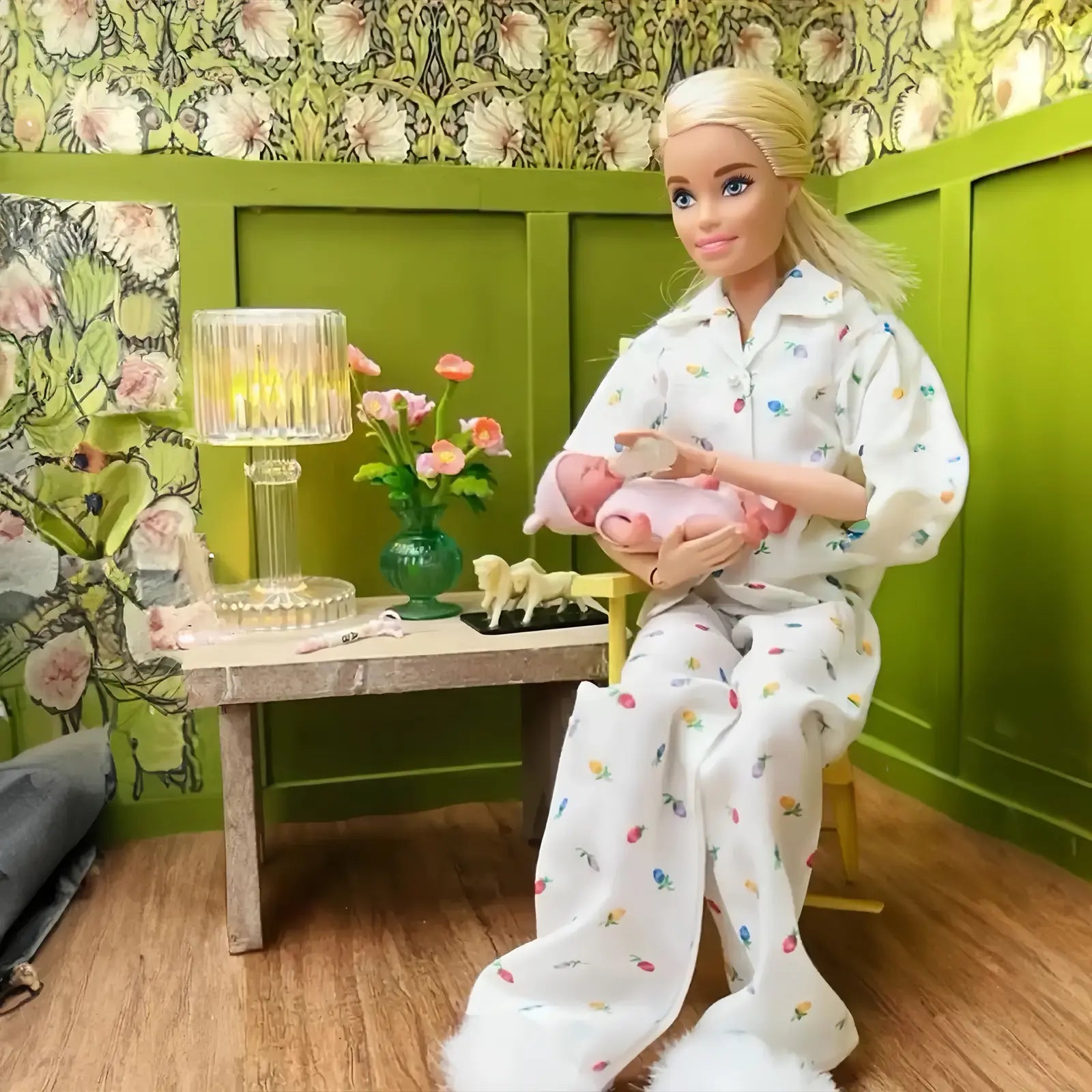 3 Inches Mini Adorable Baby Girl Doll Full Body Silicone Extremely Flexible Doll