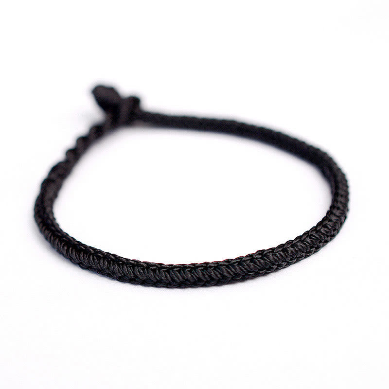 BWOOOH Tibetan Handmade Eight Thread Peace Knot Protection Braided String Bracelet