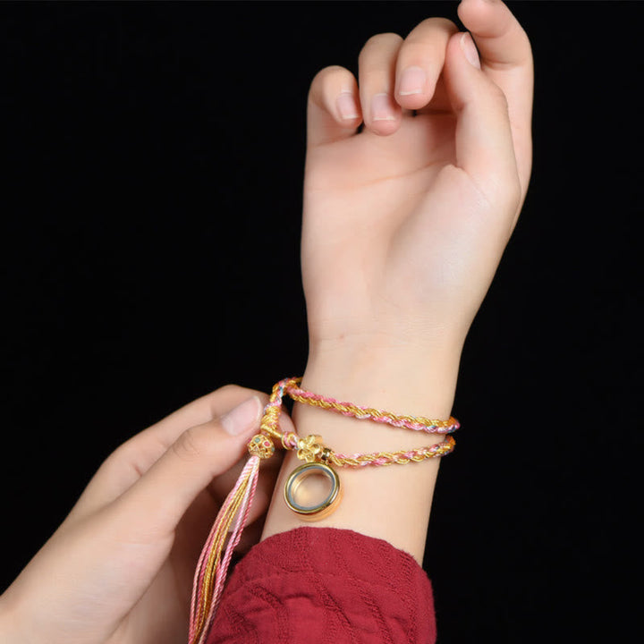 BWOOOH Tibetan Handmade Luck Colorful String Single Double Wrap Braided Bracelet | spiritual healing bracelet