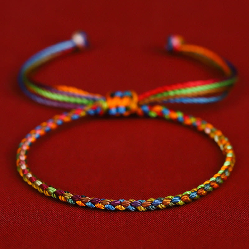 BWOOOH "May all your wishes come true" Lucky Multicolored Bracelet