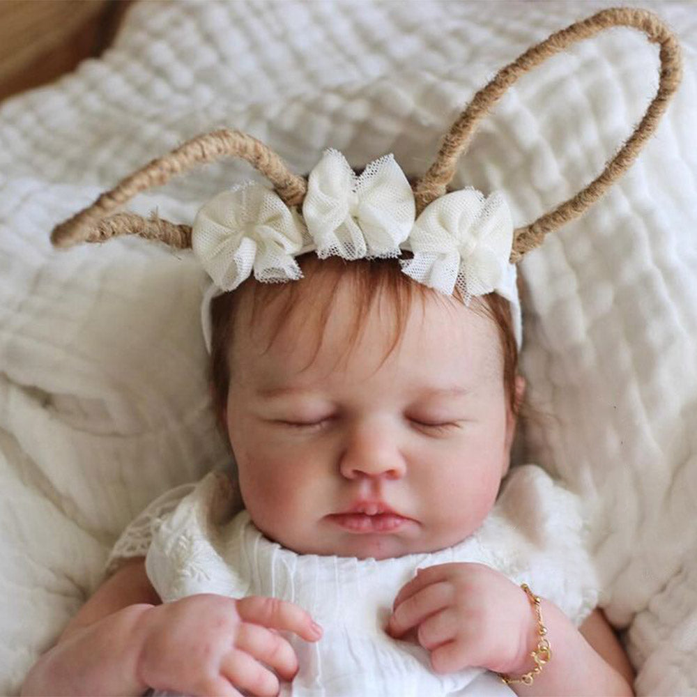 [Heartbeat💖 & Sound🔊][Kids Special Offer] 20" Real Lifelike Dide, Realistic Soft Silicone Vinyl Newborn Baby Girl Doll