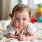 12" & 16"  Lifelike Awake Full Silicone Realistic Baby Doll With Bright Blue Eyes, Cute Toddler Reborn Baby Doll Boy or Girl Jenny