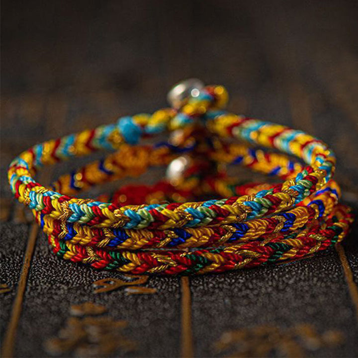 BWOOOH "May you be good fortune and success" Lucky Multicolored Bracelet