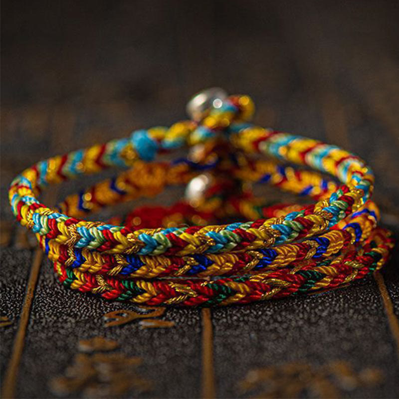 BWOOOH "May you be good fortune and success" Lucky Multicolored Bracelet