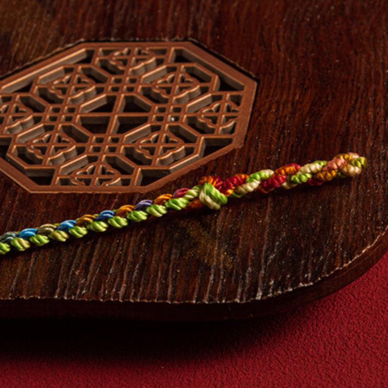 BWOOOH "May you be blessed with peace and safety in all four seasons" Lucky Multicolored Bracelet