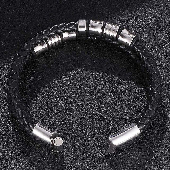 BWOOOH Layered Leather Weave Fortune Bracelet