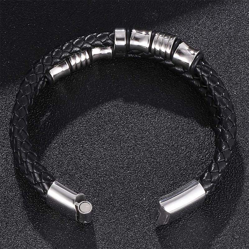 BWOOOH Layered Leather Weave Fortune Bracelet
