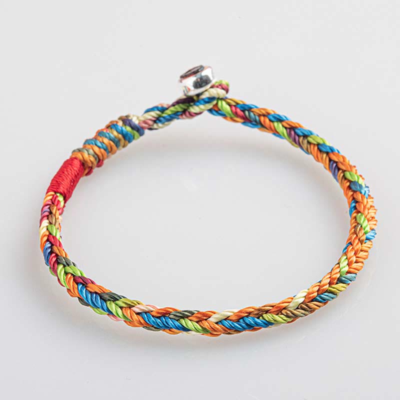 BWOOOH "May you be healthy and happy" Lucky Multicolored Bracelet