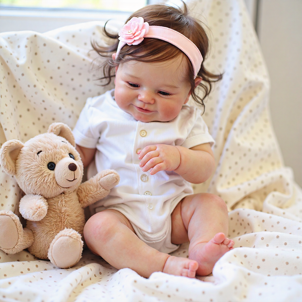 [New] 20" Reborn Toddler Realistic Baby Doll Girl Kikail with Chubby Lifelike Face