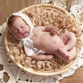 Reborn Newborn Full Platinum Silicone Baby Doll Boy and Girl Eaton, Bathable and Posable for Reborn Lover