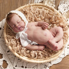 Reborn Newborn Full Platinum Silicone Baby Doll Boy and Girl Eaton, Bathable and Posable for Reborn Lover