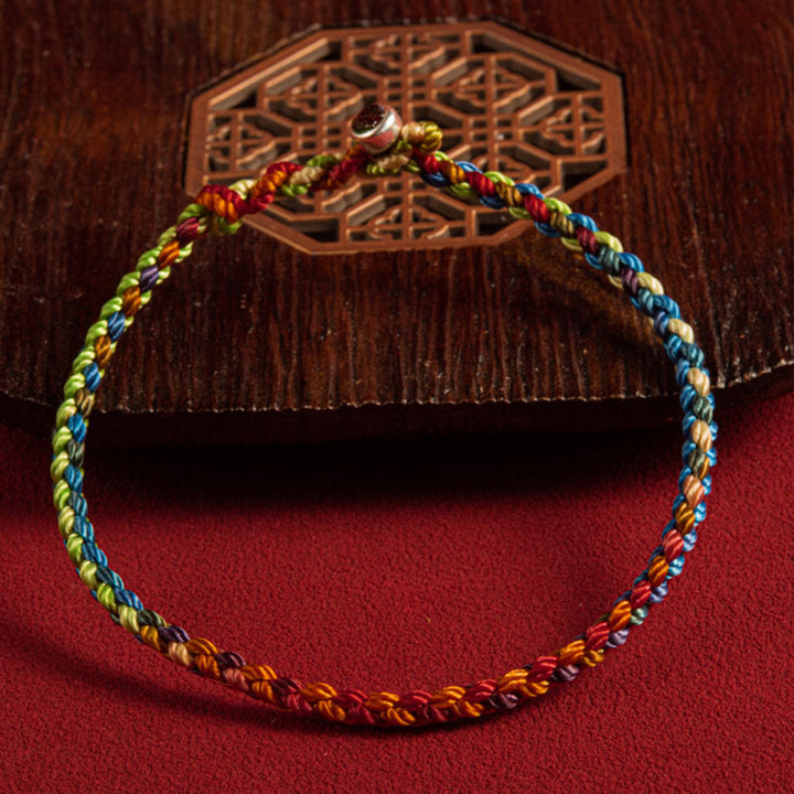 BWOOOH "May you be blessed with peace and safety in all four seasons" Lucky Multicolored Bracelet
