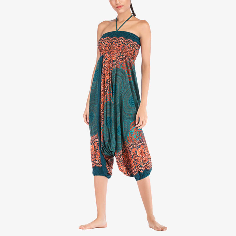 BWOOOH printed harem pants - Two Style Wear Round Geometric Pattern L