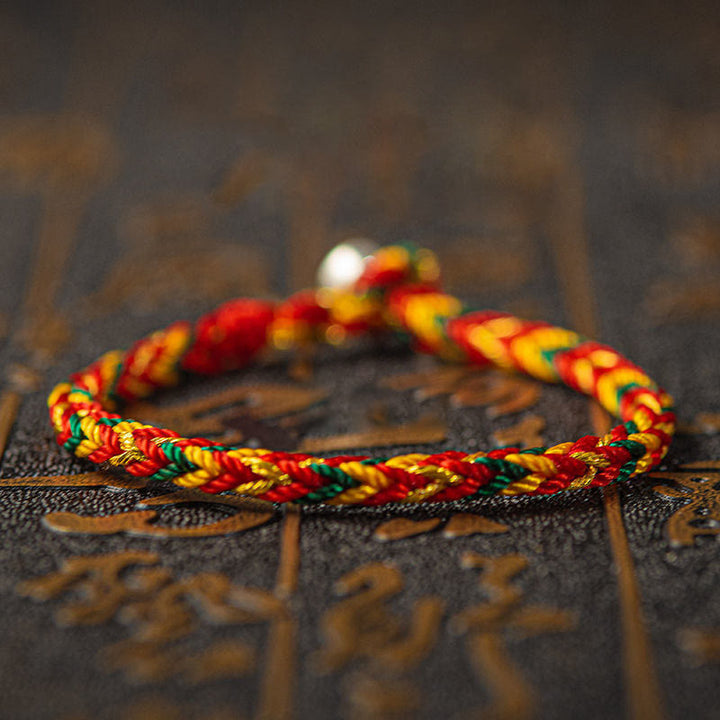 BWOOOH "May you be good fortune and success" Lucky Multicolored Bracelet