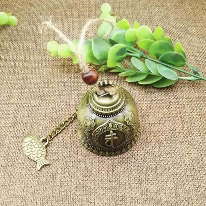 BWOOOH Feng Shui Buddha Koi Fish Dragon Elephant Wind Chime Bell Luck Wall Hanging Deco | spiritual healing bracelet
