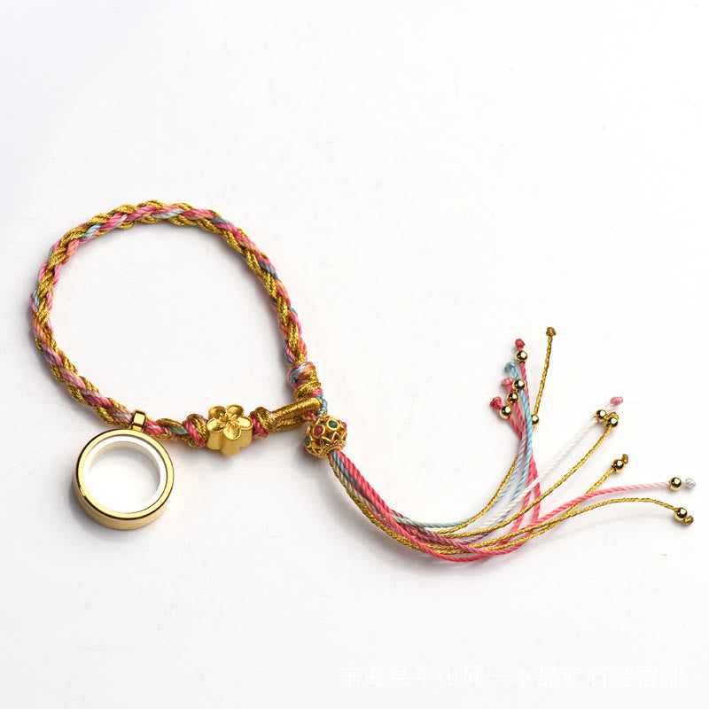 BWOOOH Tibetan Handmade Luck Colorful String Single Double Wrap Braided Bracelet | spiritual healing bracelet