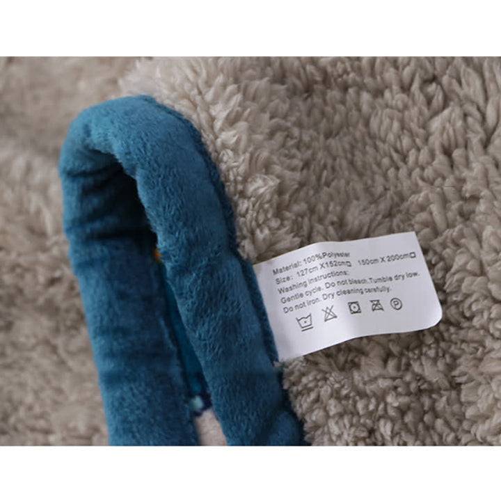BWOOOH Geometric Warm Soft Bed Throw Blanket