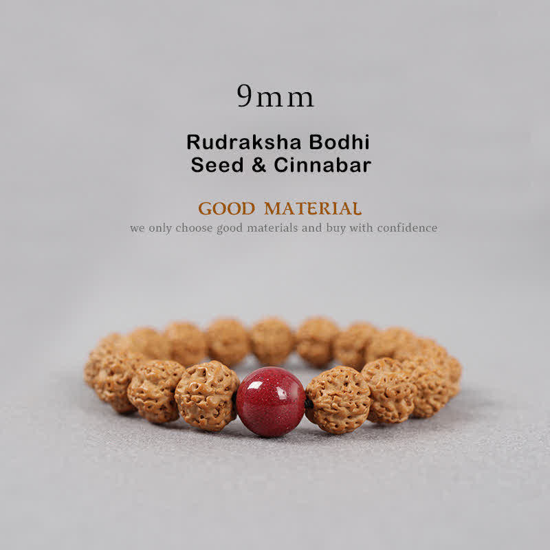 BWOOOH Tibet Rudraksha Bodhi Seed Dzi Bead Amber Turquoise Wealth Bracelet