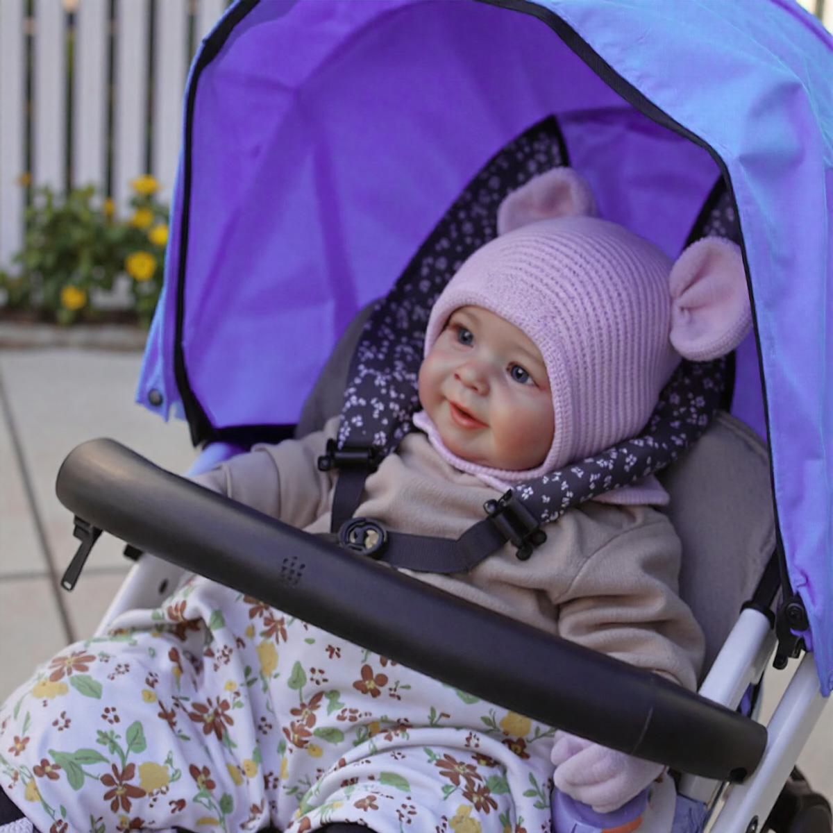 "Heartbeat" 20'' Reborn Doll Shop Hayden Awake Weighted Realistic and Lifelike Reborn Toddler Baby Girl Doll