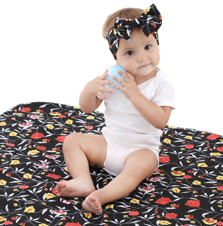 Dollreborns®Adorable baby Swaddle Blanket And Headband Set