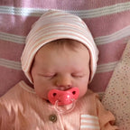 12 & 16 Inches Full Platinum Solid Silicone Newborn Baby Doll Boy and Girl Jacob and Evelyn with Flexible Limbs & Adorable Chubby Face