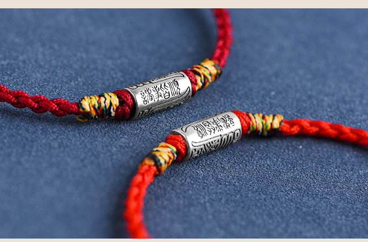 BWOOOH Handcrafted 925 Sterling Silver Everything Goes Well Design Protection Strength Bracelet Anklet