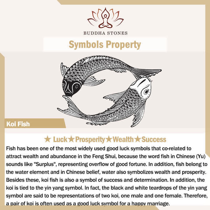 BWOOOH 925 Sterling Silver Lotus Koi Fish Enlightenment Ring