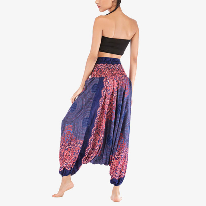 BWOOOH printed harem pants - Two Style Wear Round Geometric Pattern L