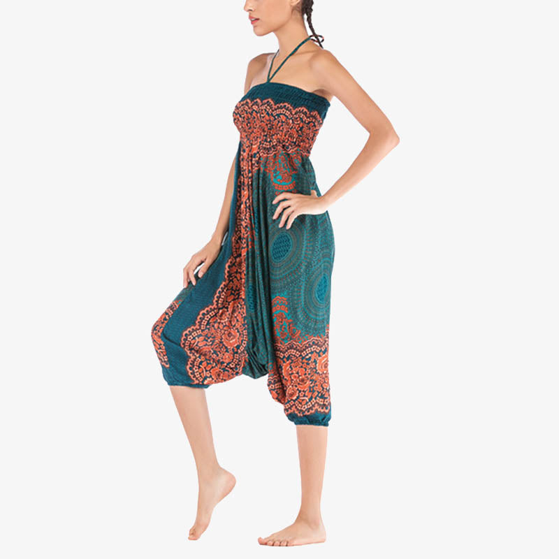 BWOOOH printed harem pants - Two Style Wear Round Geometric Pattern L