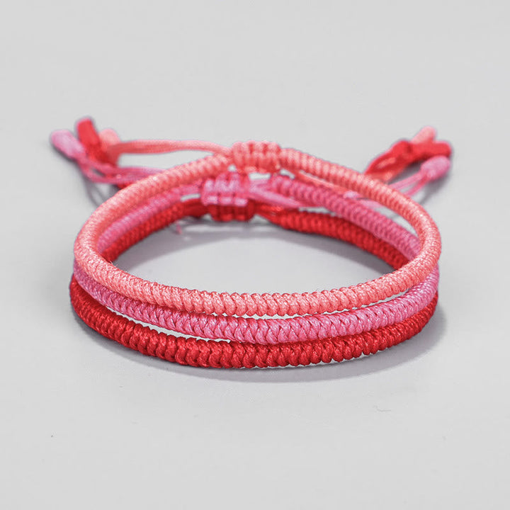BWOOOH Tibetan 3Pcs King Kong Knot Protection Braided Bracelet | spiritual healing bracelet