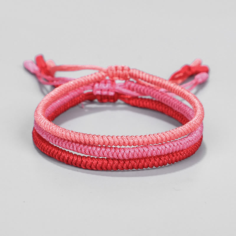 BWOOOH Tibetan 3Pcs King Kong Knot Protection Braided Bracelet | spiritual healing bracelet