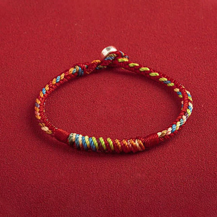 BWOOOH "May You Be Safe And Lucky In The Year Ahead" Multicolored Bracelet