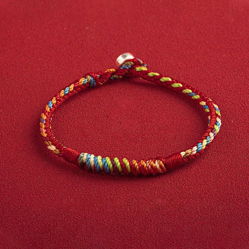 BWOOOH "May You Be Safe And Lucky In The Year Ahead" Multicolored Bracelet