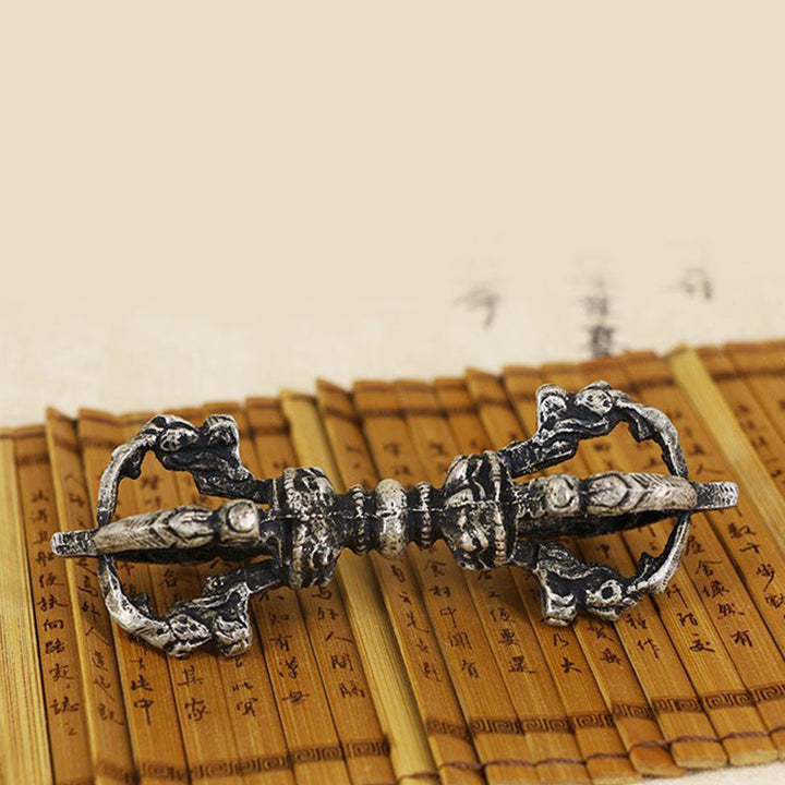 BWOOOH Tibetan Meditation Bell and Vajra Dorje Copper Decoration Set | spiritual healing bracelet