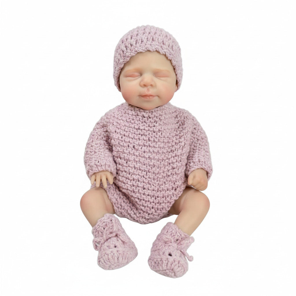 12-inch Rebirth Doll - Soft and Adorable Little Sweetheart Luna, Solid Silicone, Water-Suitable Healing Companion